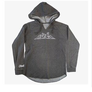 Aksels Colorado Hoodie Geometric Super Soft Relaxed Gray Size S EUC